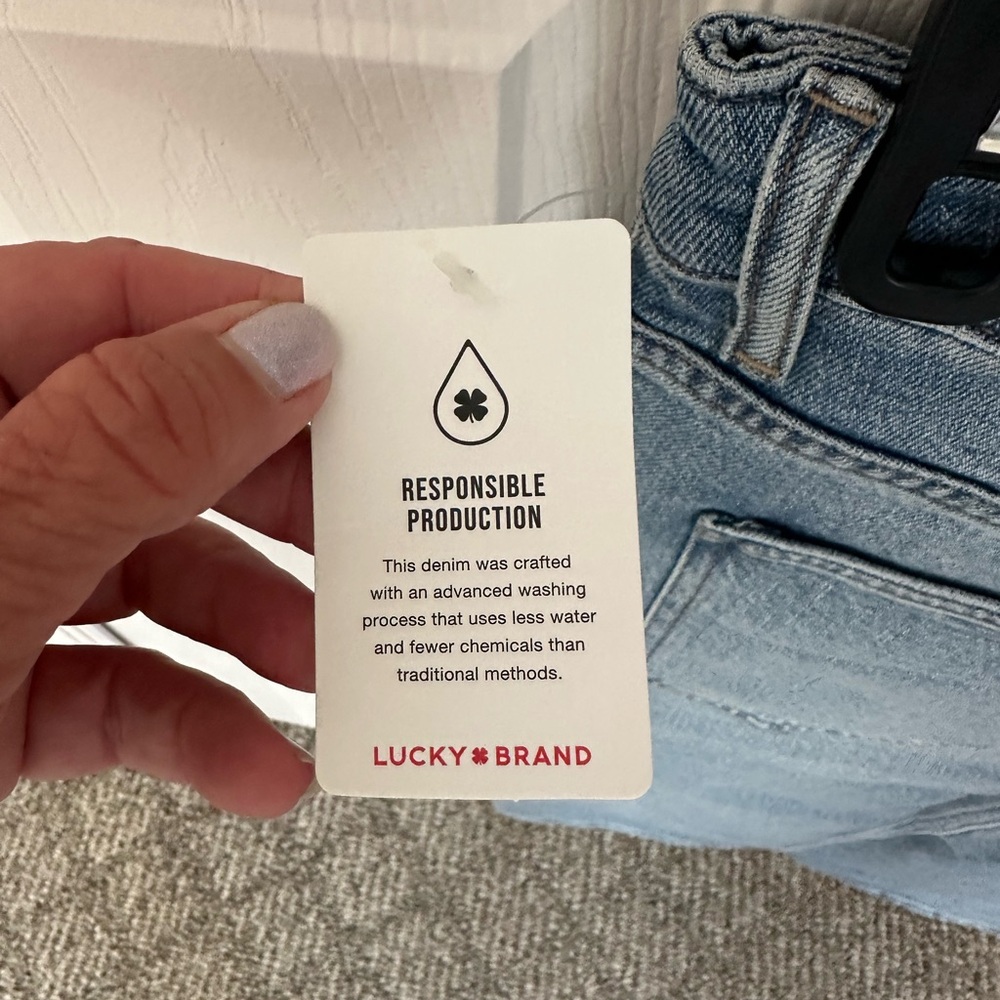 Lucky Brand Light Blue Denim Midi Skirt - Picture 4 of 6